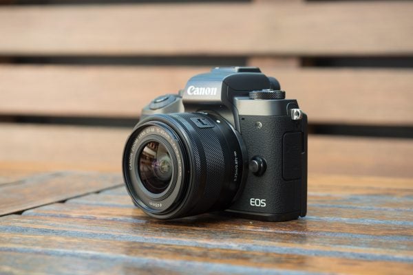 Canon EOS M5 with 15-45mm lens