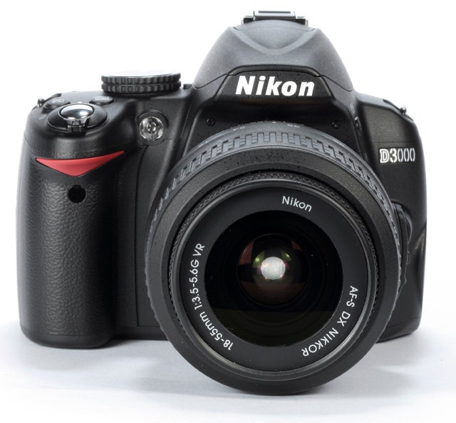 Nikon D3000 front