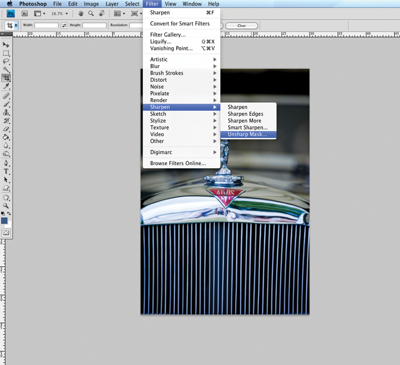 Sharpen images in What Digital Camera