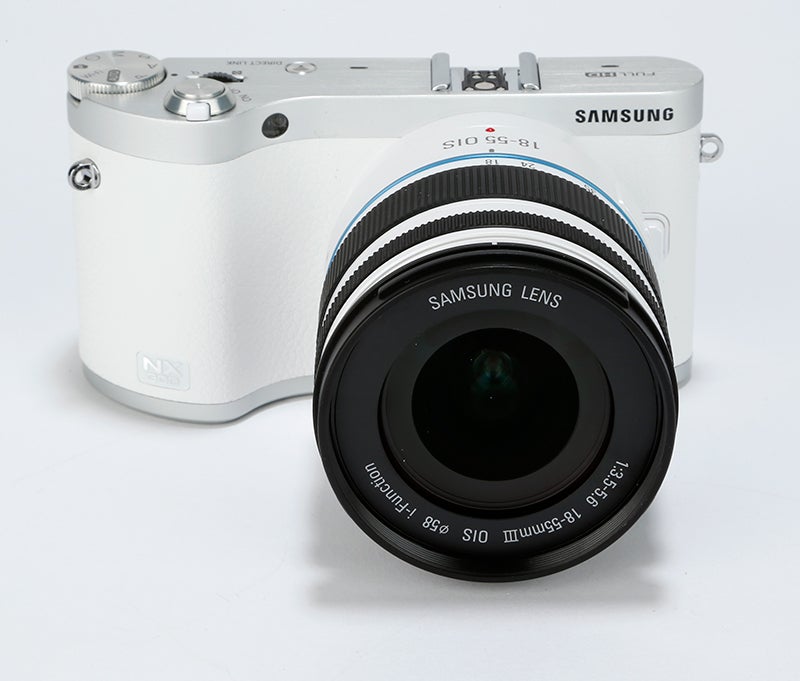 Samsung NX300 front top