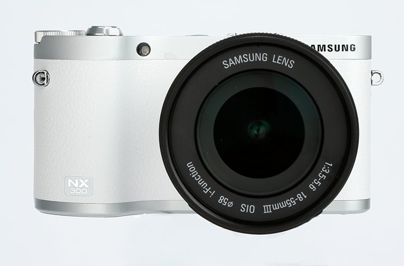 Samsung NX300 front view