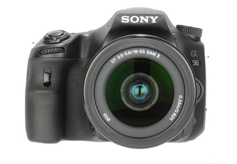 Sony A58 front view