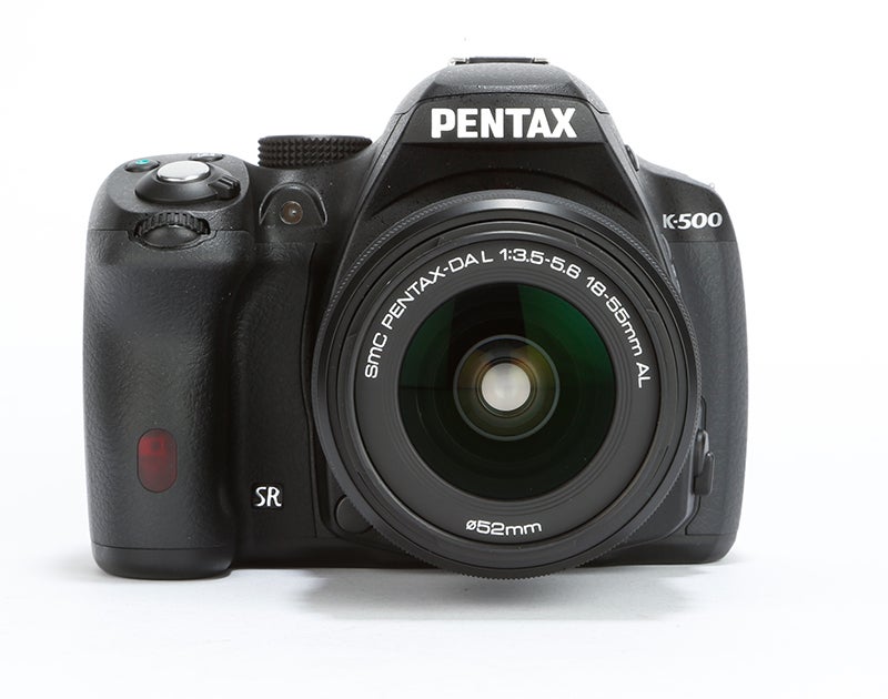 Pentax K-500 Review - front view