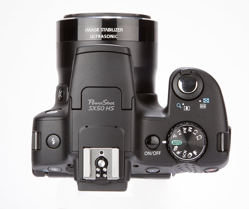 Canon PowerShot SX50 HS Review - top plate