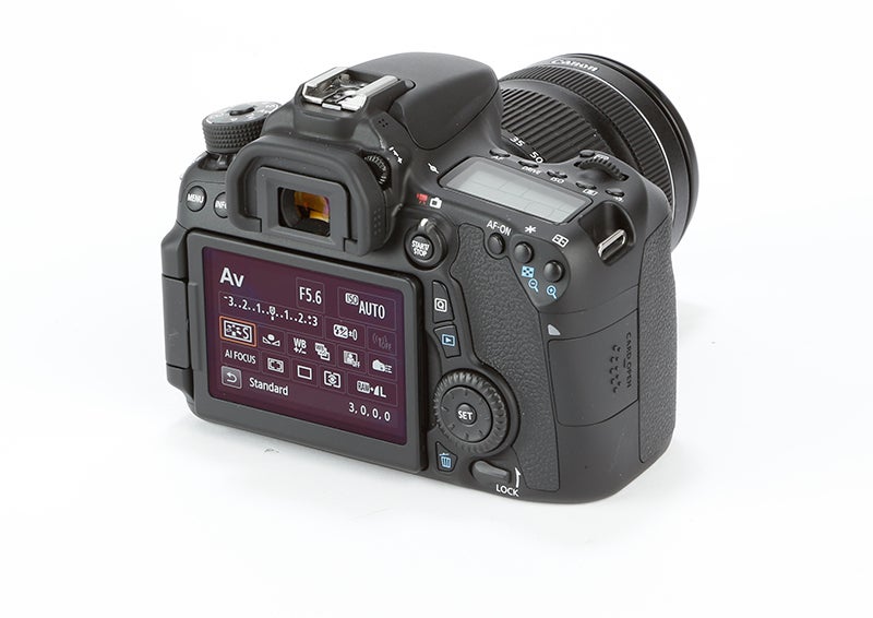 Canon EOS 70D rear view