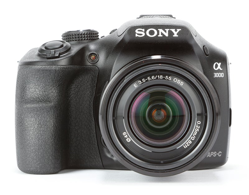 Sony A3000 front view