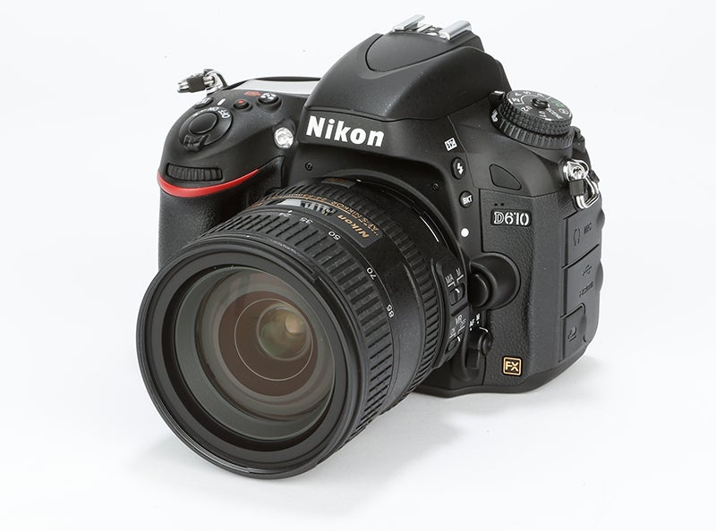 Nikon D610 Review – front angled