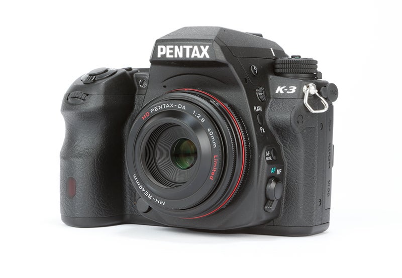 Pentax K-3 Review – front angled