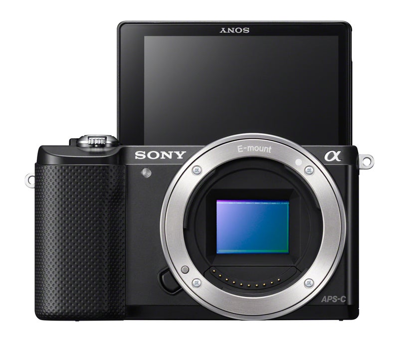 Sony a5000 front view screen