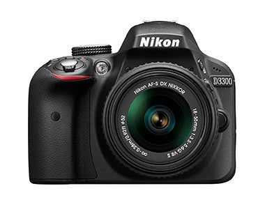 Nikon D3300 front view