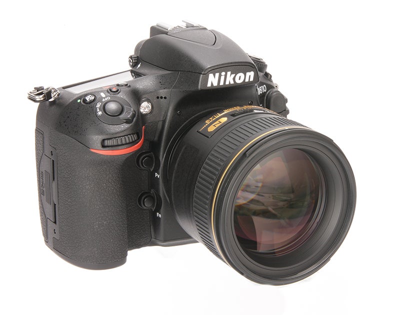 Nikon D810 Review - front angled