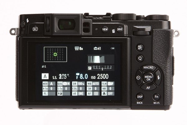 Fujifilm X30 review - rear
