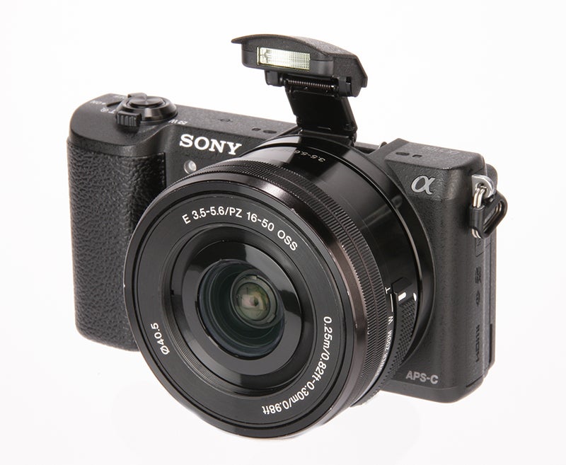 Sony Alpha 5100 product shot, top