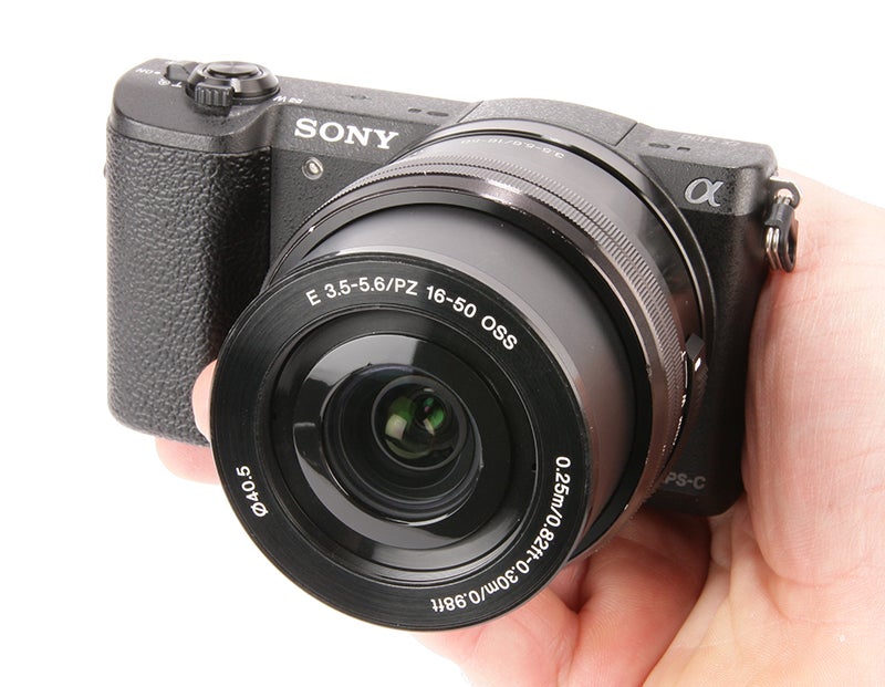 Sony Alpha 5100 product shot - in hand