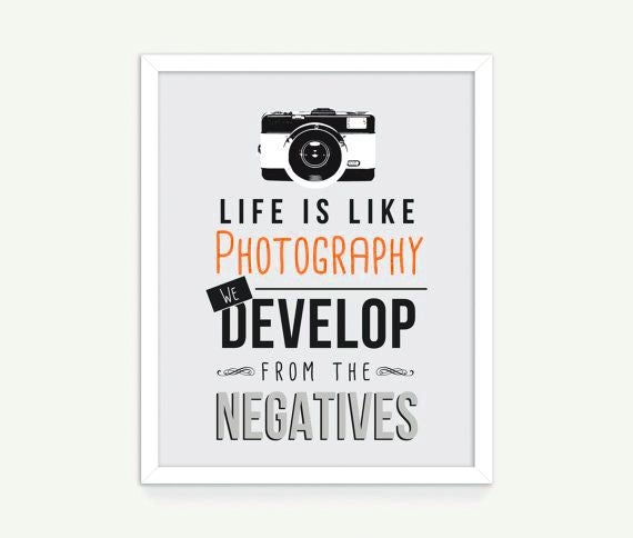 Photography Message Print