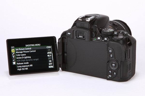 Nikon D5500 Review - rear with screen