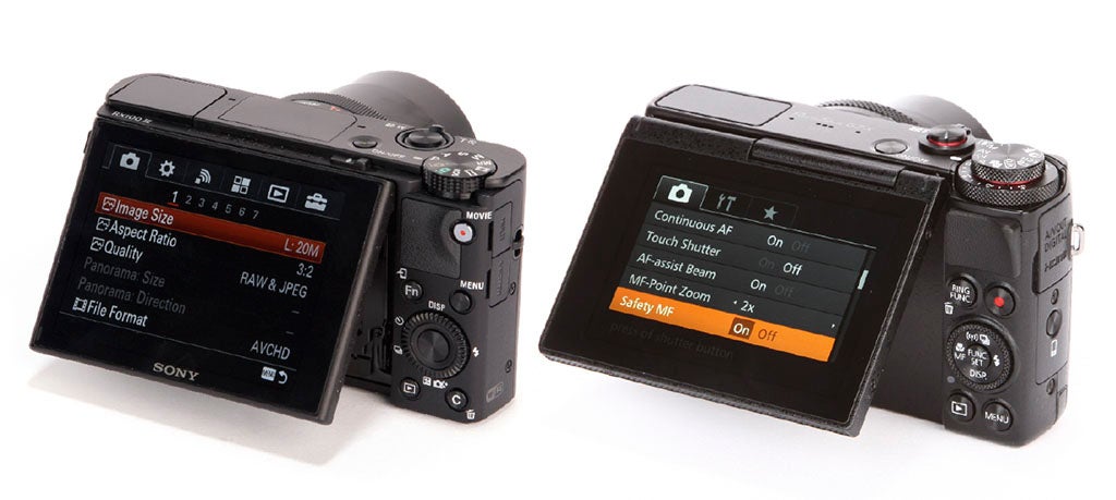 Sony RX100 III vs Canon G7 X back