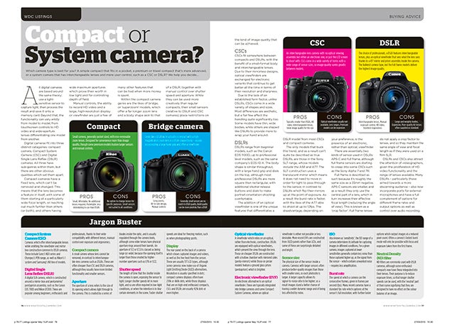 What Digital Camera August sample page