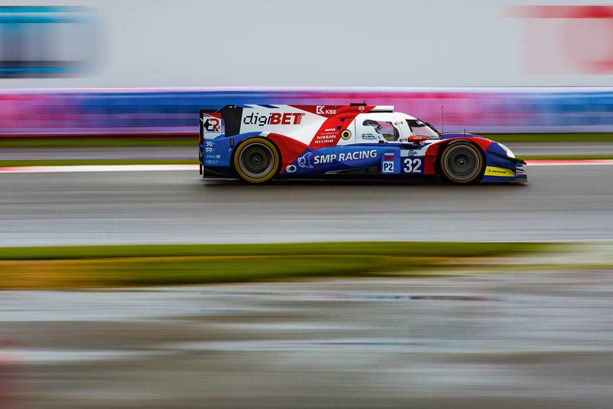 Panning with a shutter speed of 1/20sec gave a pin-sharp car against a lovely blurred background