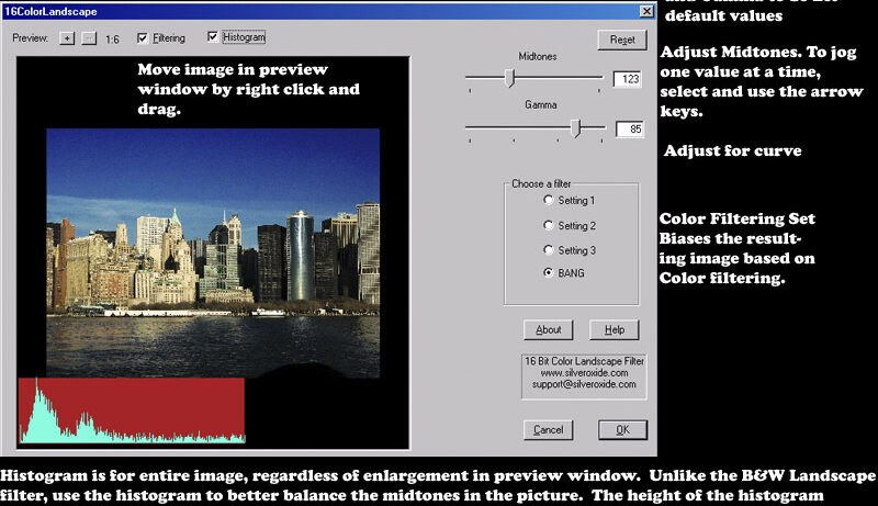 SilverOxide Colour Landscape Filter
