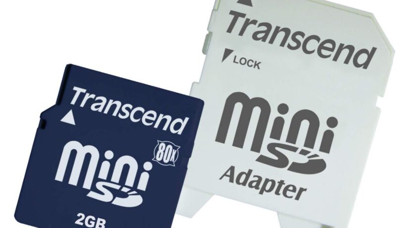 New Transcend 256MB - 2GB MiniSD memory cards