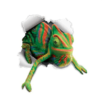 Corel's CarlosDRAW Chameleon Hunt