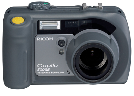 The Ricoh 500SE GPS-ready camera.