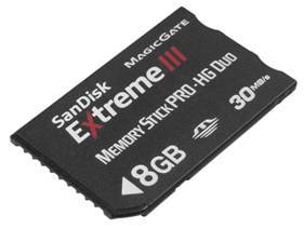 SanDisk has released the Extreme III Memory Stick PRO-HG Duo