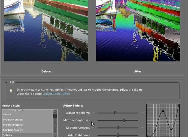 Adobe Photoshop Elements 6: Using Colour Curves