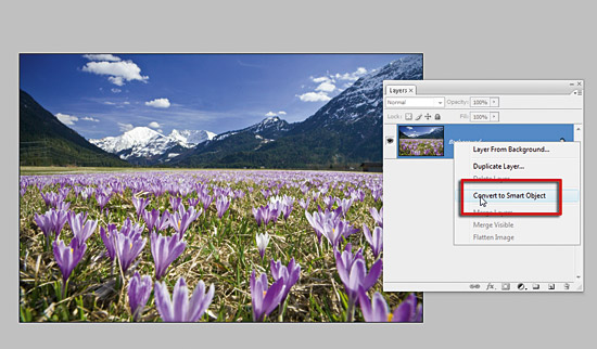 Non Destructive JPEG sharpen with Smart Object in PhotoShop
