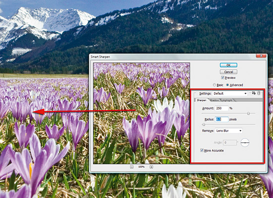 Non Destructive JPEG sharpen with Smart Object in PhotoShop