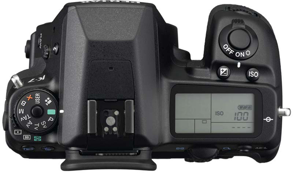 Pentax K7 top Pentax K7 top