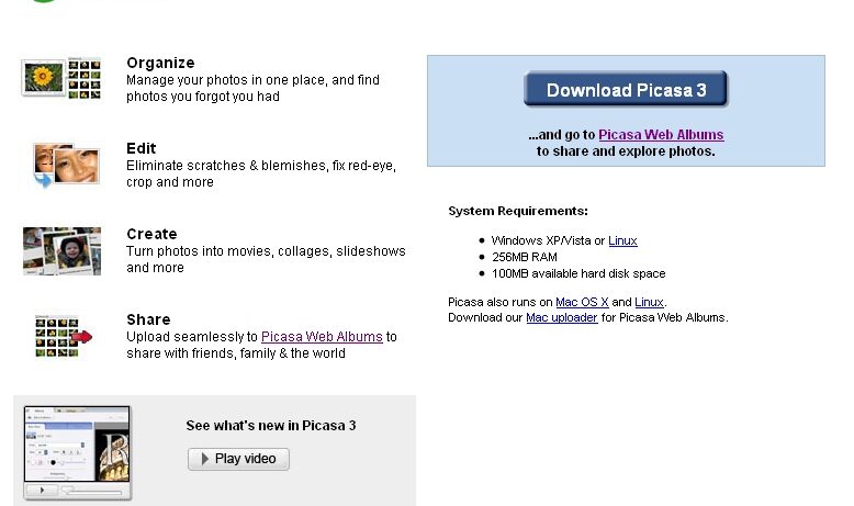 Picasa - Photo album