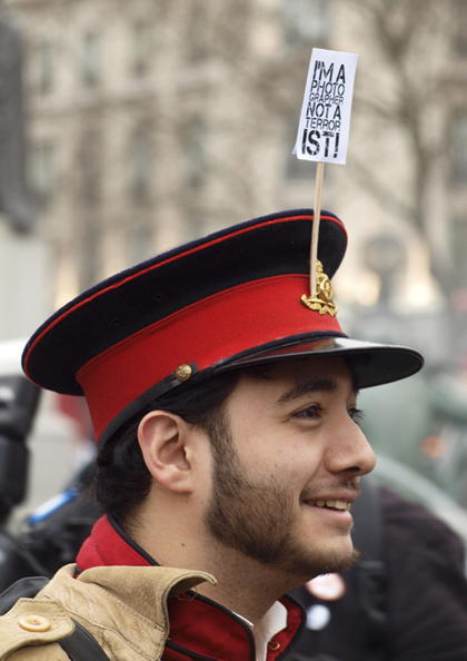 Mass protest in Trafalgar Square
