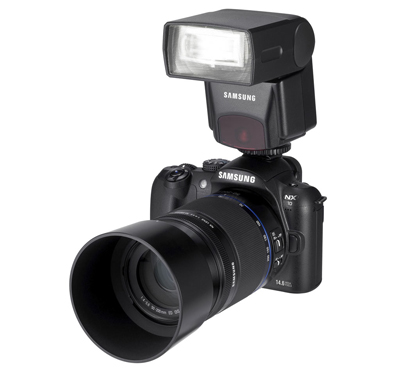 Samsung NX10 with hotshoe flash | News | What Digital Camera