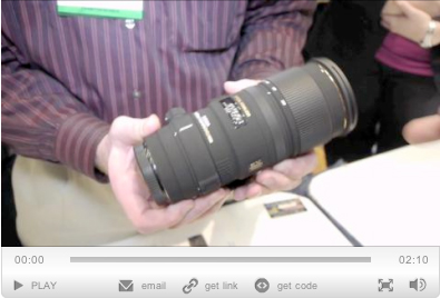 Five new Sigma lenses: video