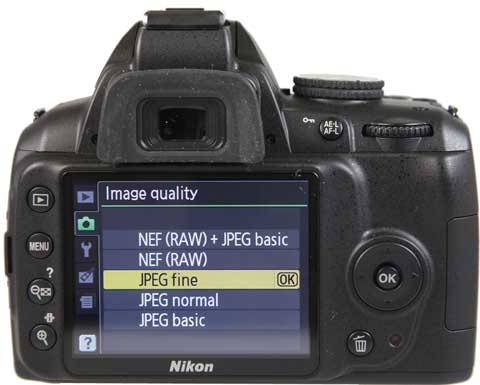 Know Your Camera - Setting Up - Nikon screen