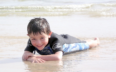 Boy in surf Boy in surf