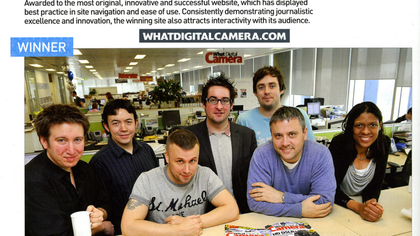 What Digital Camera wins website award