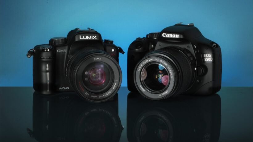 Panasonic GH1 vs Canon 550D video test