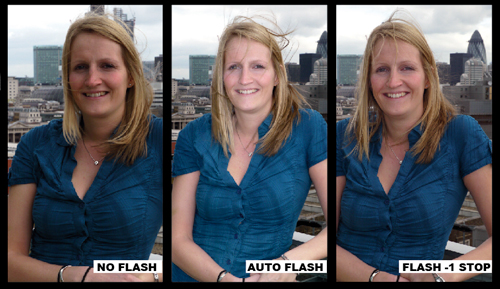 Auto fill flash Auto fill flash