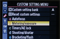 Advanced Menu Options