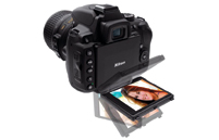 Camera viewing options: LCD, viewfinders and live view