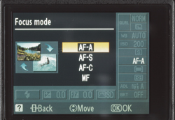 Focus mode Focus mode