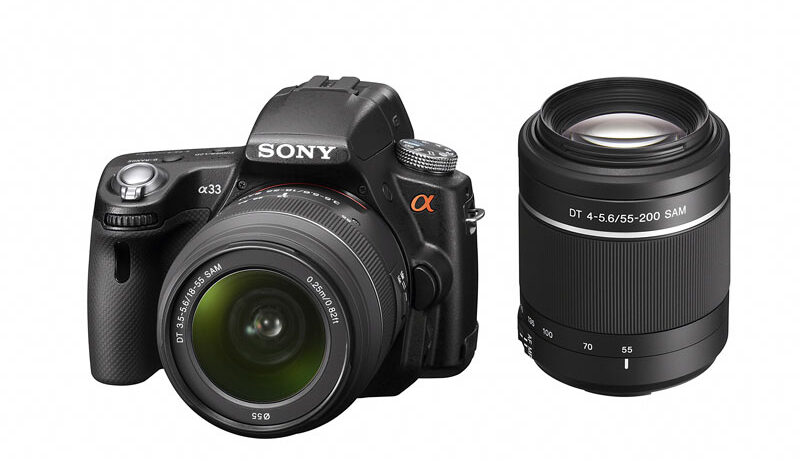 Next generation Sony a55 and a33 Alpha cameras debut with world firsts