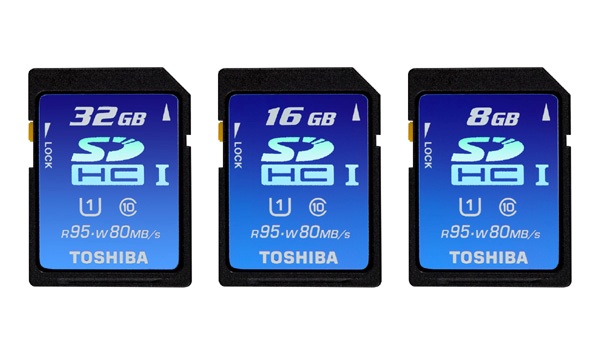 Toshiba announce world's fastest SDHC cards