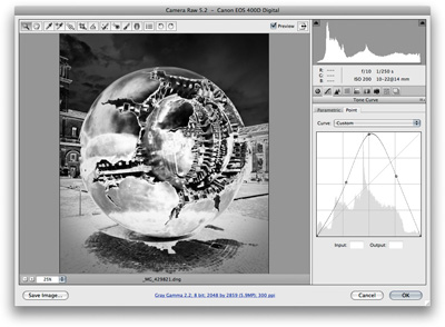 Black and white solarisation with Photoshop