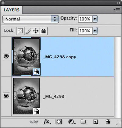 Black and white solarisation with Photoshop