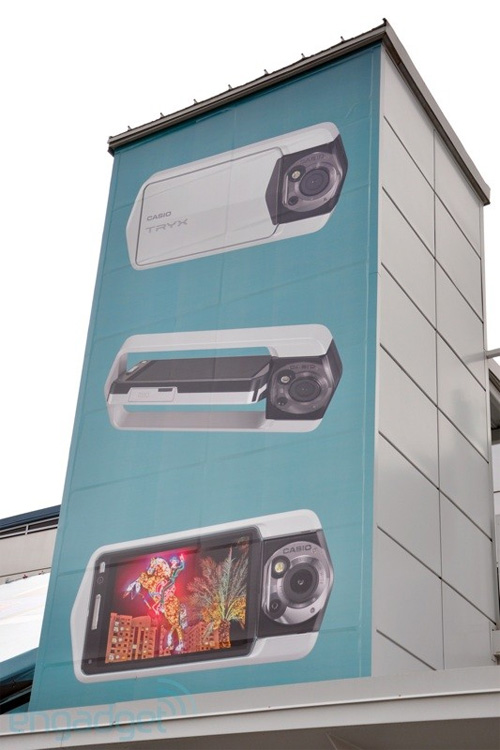 Casio accidentally displays ads of TRYX camera