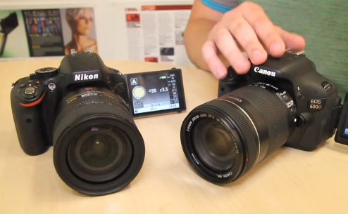 Nikon D5100 vs Canon EOS 600D video review